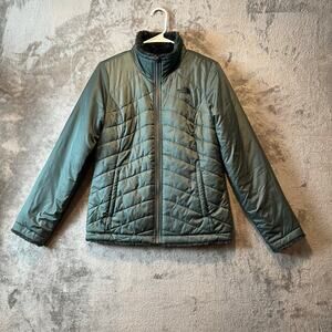 THE NORTH FACE Women's Mossbud Swirl Reversible Coat Green Size Small